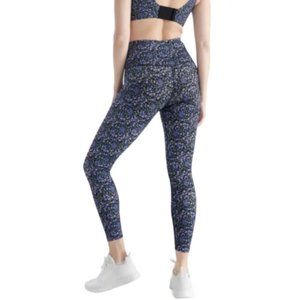 Knix Blue and Black Patterned Leggings